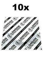 10 x London Condoms - extra large