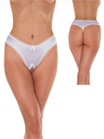 Open G-String - white - One size