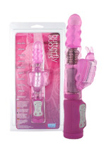 Butterfly Pearl Vibrator Pink