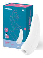 Clitoral Stimulator - Satisfyer Curvy 2+ App Connect - White