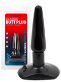 Classic Butt Plug - small black